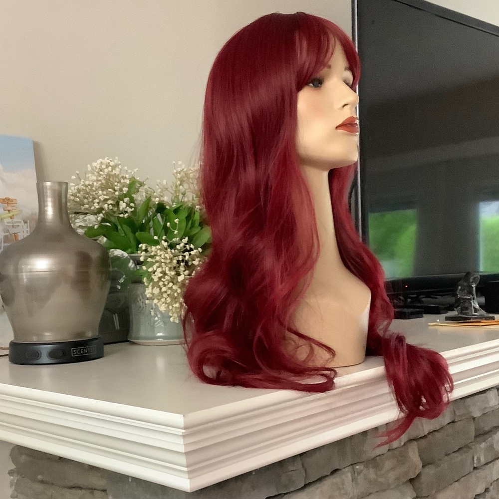 NEW Vibrant Red tones Wig